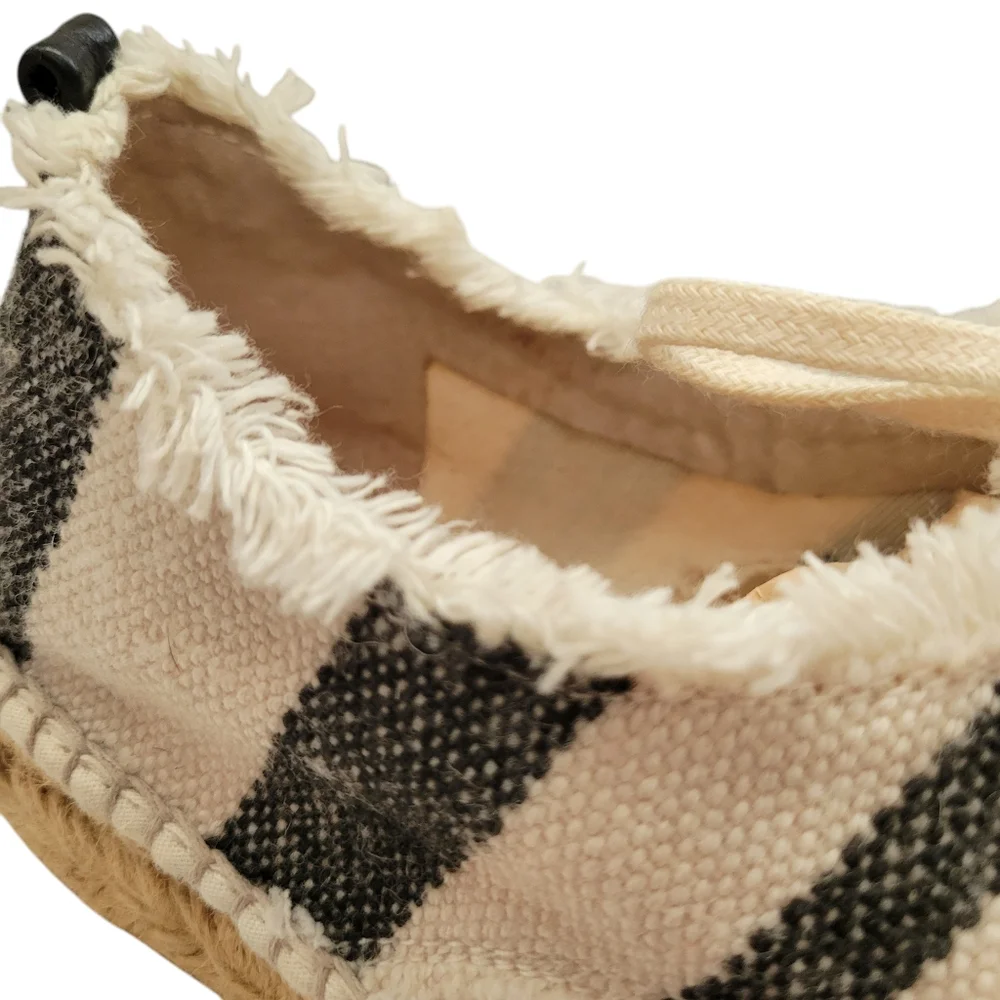 Loeffler Randall Alfie Striped Platform Espadrille Size 6/36